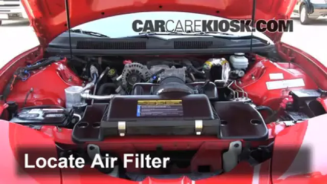 2001 Pontiac Firebird 3.8L V6 Convertible Air Filter (Engine) Replace